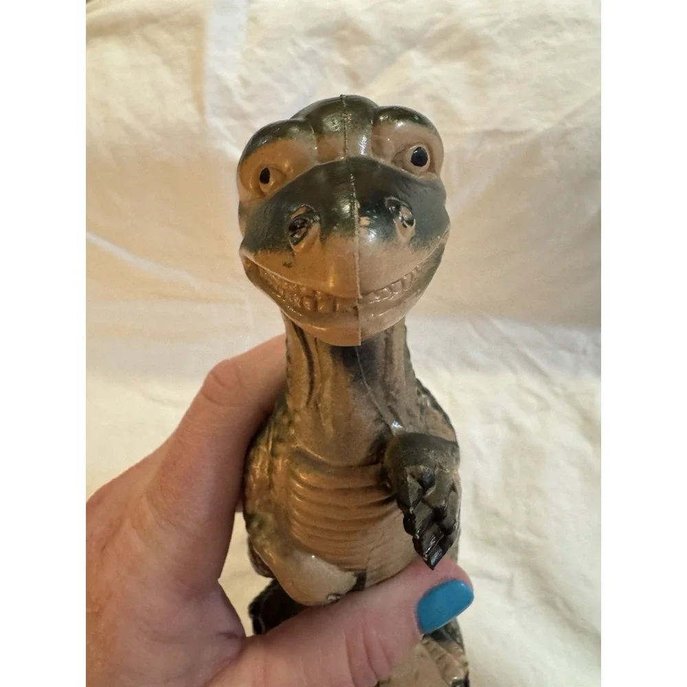 Vintage T-Rex Blow Mold Bank,‎ See Pictures For Wear
